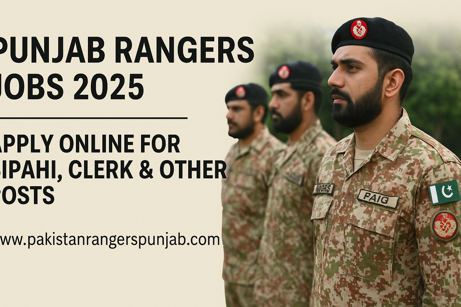 Punjab Rangers Jobs 2025