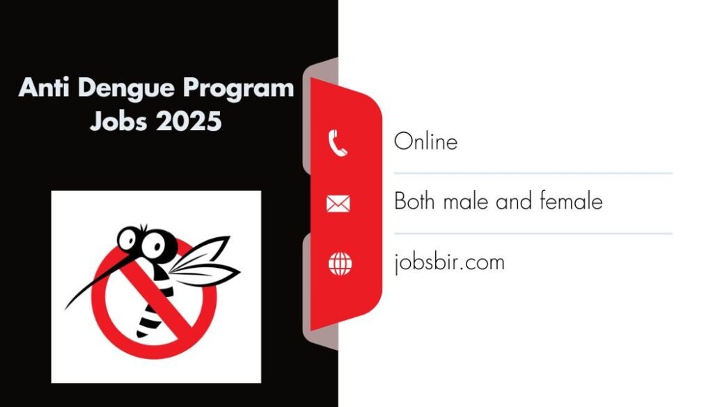 Anti Dengue Program Jobs 2025