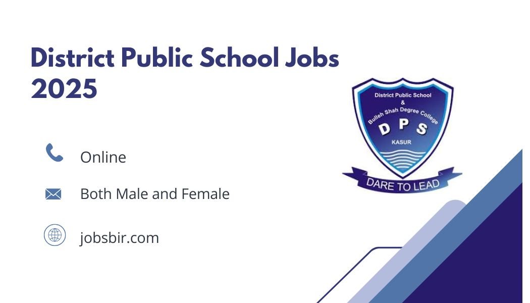 District Public School Jobs 2025