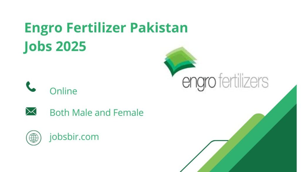 Engro Fertilizer Pakistan Jobs 2025