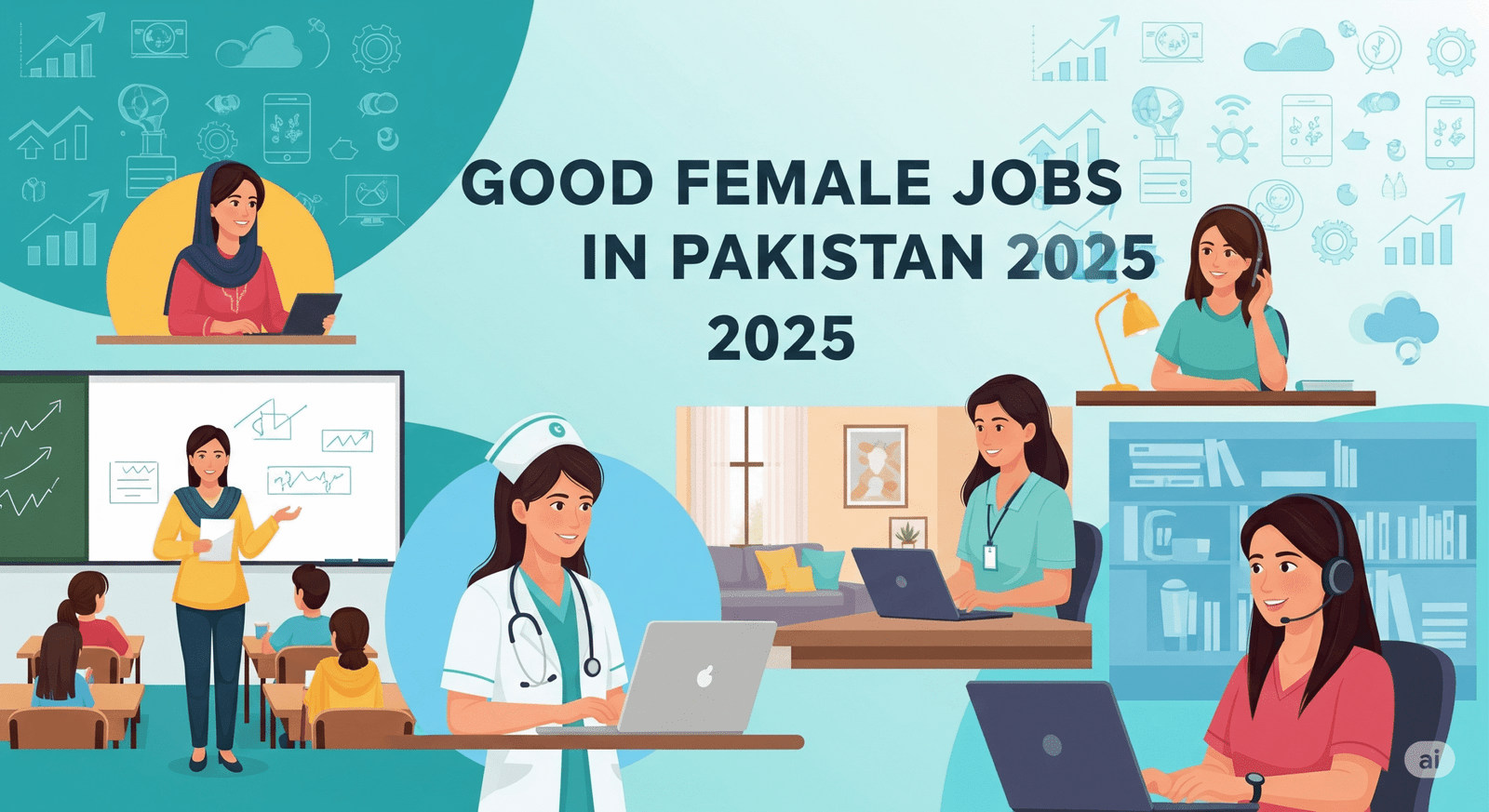 good female jobs in Pakistan