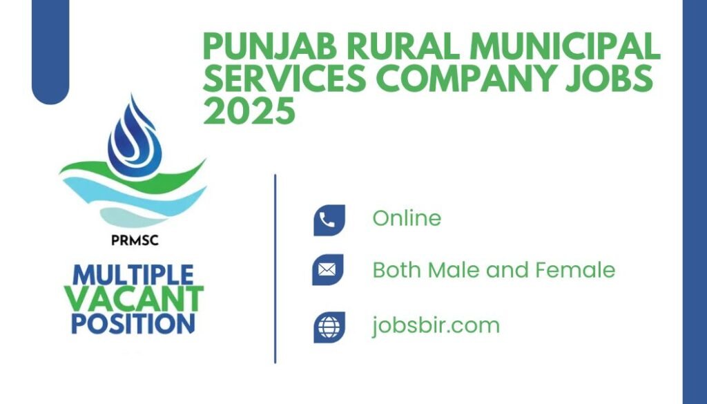 Punjab Rural Municipal Services Company Jobs 2025