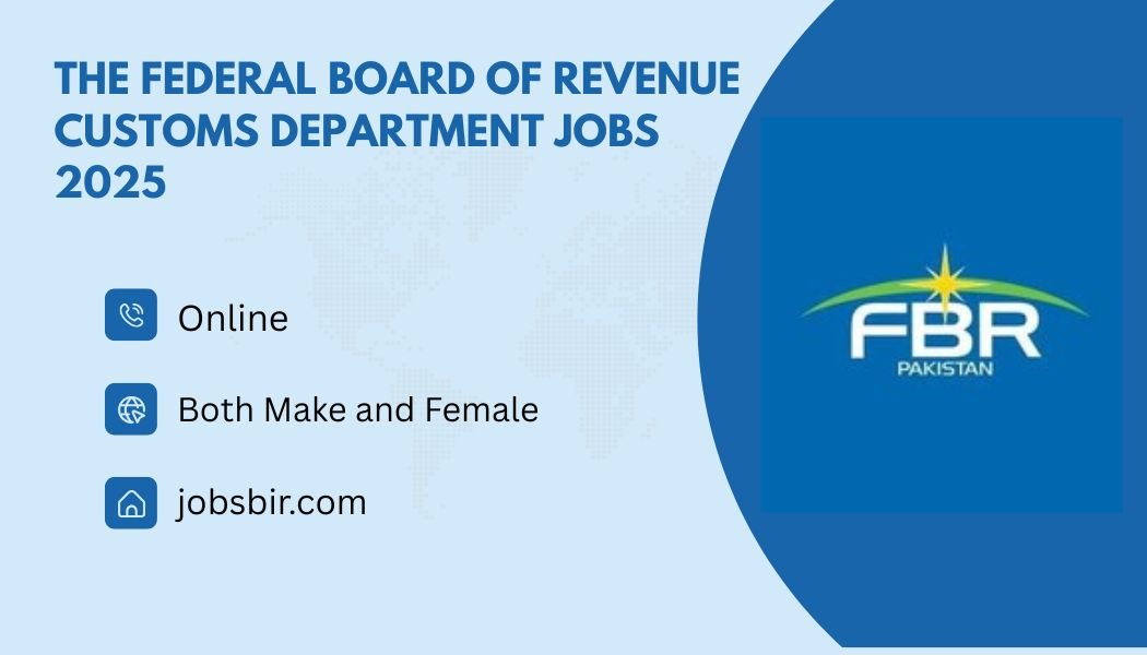 Federal Board of Revenue Customs Department Jobs 2025